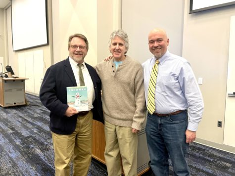 Bob Eckstein (middle) with Dr. Joseph Curran and Brian Carso.