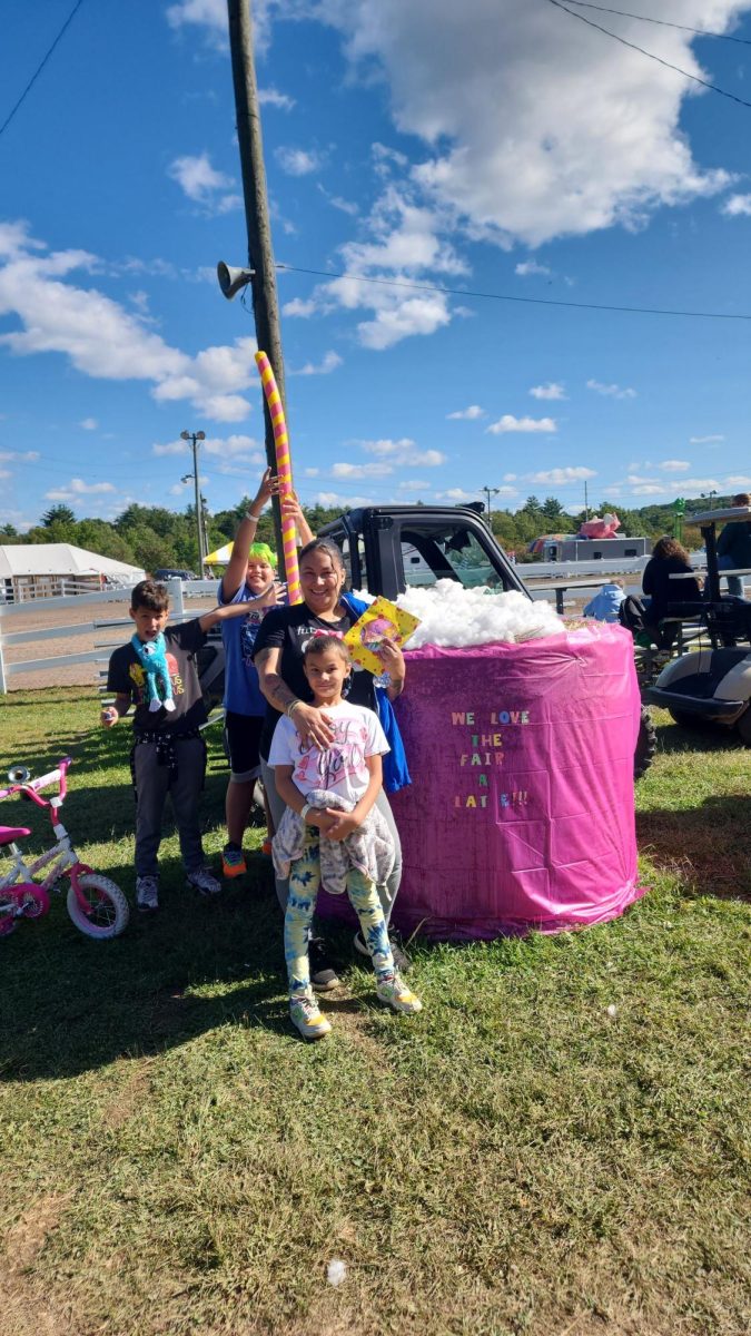 From left Gino, AJ, Kassandra Figueroa, and Maya at Luzerne County Fair September 8, 2024