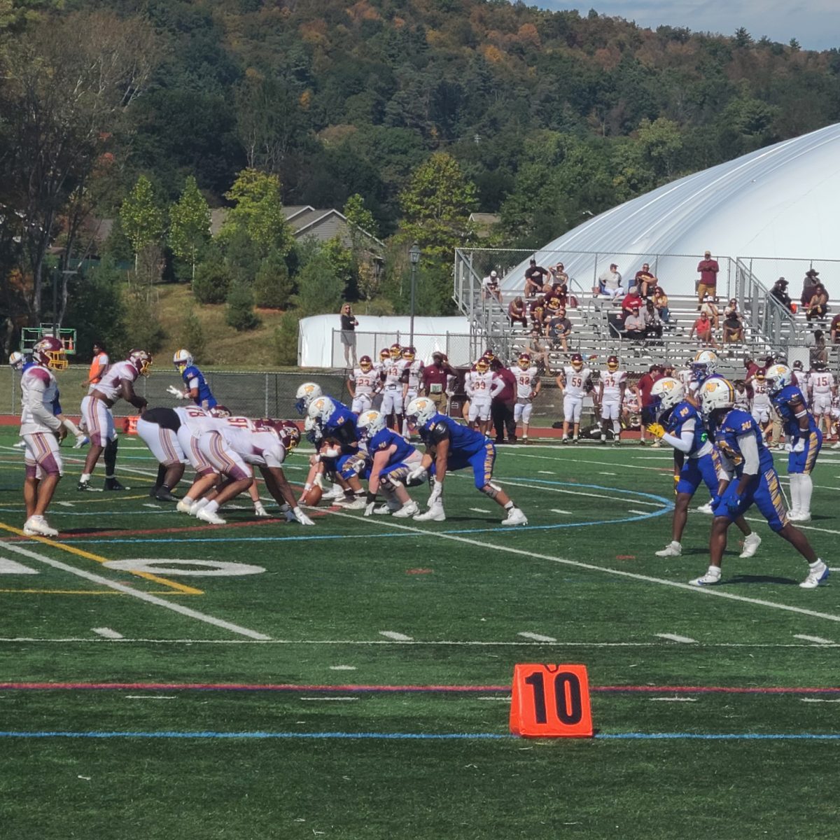One of the last games as a Division III program 